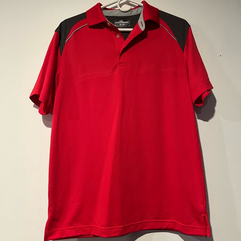 Red Polo T-Shirt Adult Small